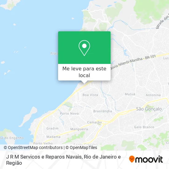 J R M Servicos e Reparos Navais mapa