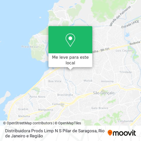 Distribuidora Prods Limp N S Pilar de Saragosa mapa