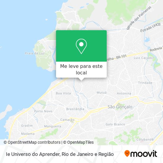 Ie Universo do Aprender mapa