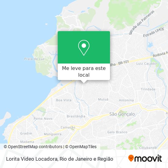 Lorita Video Locadora mapa