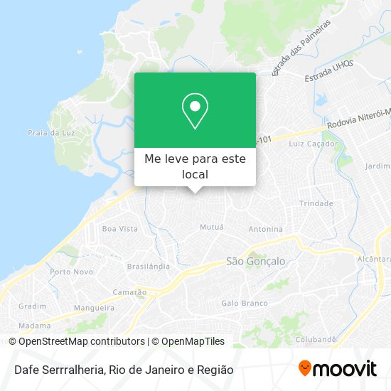 Dafe Serrralheria mapa