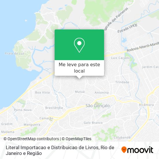 Literal Importacao e Distribuicao de Livros mapa