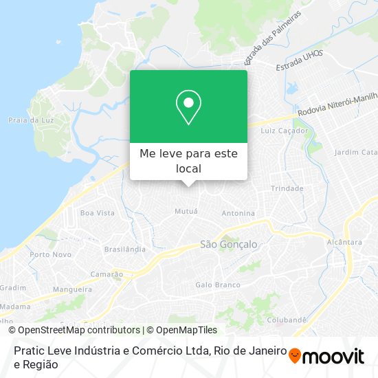 Pratic Leve Indústria e Comércio Ltda mapa