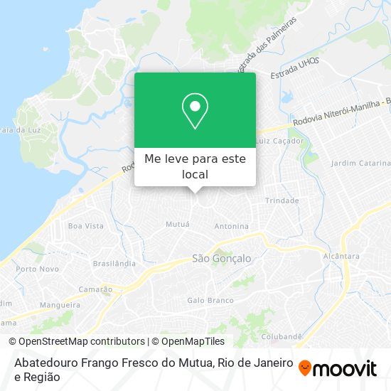 Abatedouro Frango Fresco do Mutua mapa