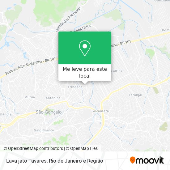 Lava jato Tavares mapa