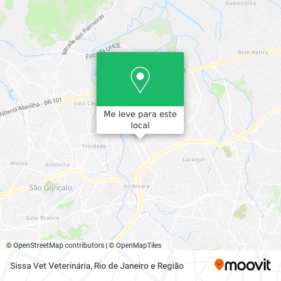 Sissa Vet Veterinária mapa