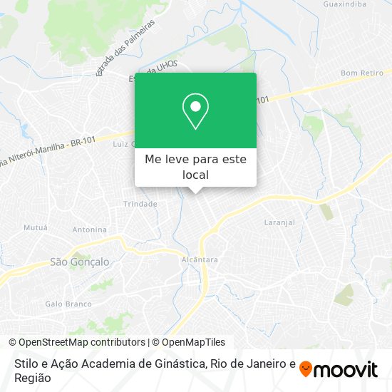 Stilo e Ação Academia de Ginástica mapa