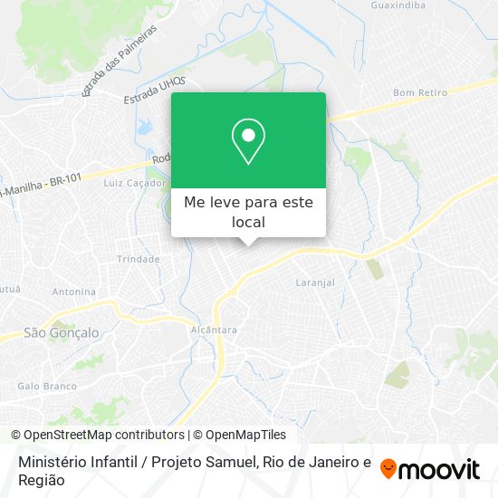 Ministério Infantil / Projeto Samuel mapa