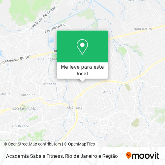 Academia Sabala Fitness mapa