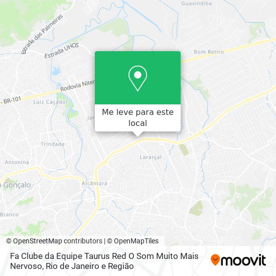 Fa Clube da Equipe Taurus Red O Som Muito Mais Nervoso mapa