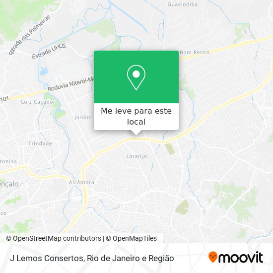 J Lemos Consertos mapa