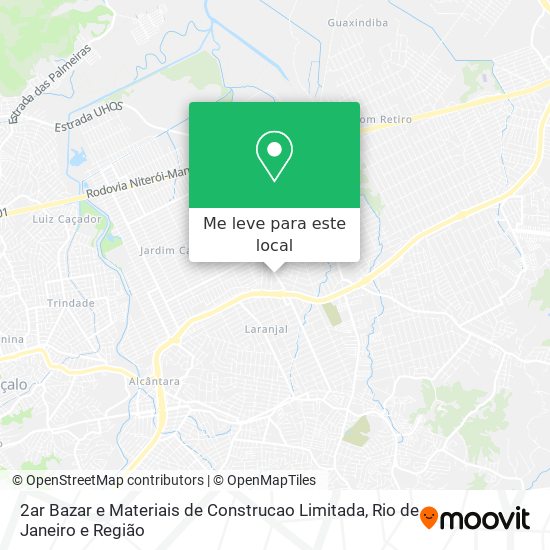 2ar Bazar e Materiais de Construcao Limitada mapa