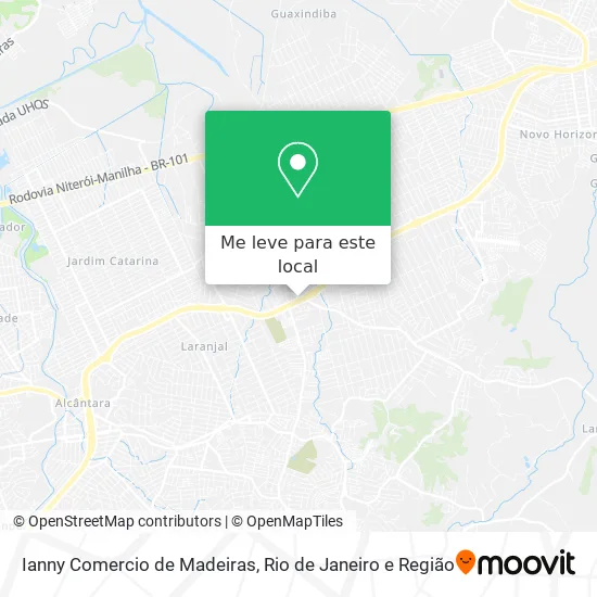 Ianny Comercio de Madeiras mapa
