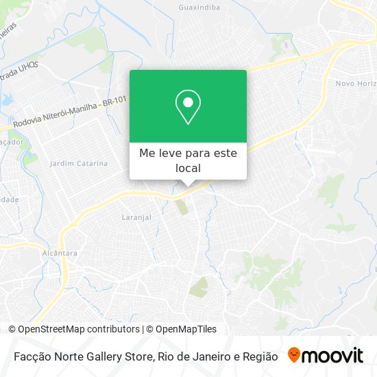 Facção Norte Gallery Store mapa