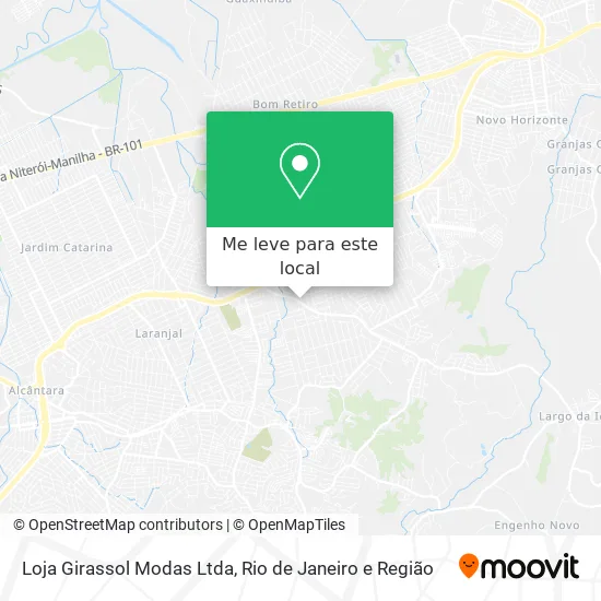 Loja Girassol Modas Ltda mapa
