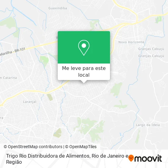 Trigo Rio Distribuidora de Alimentos mapa