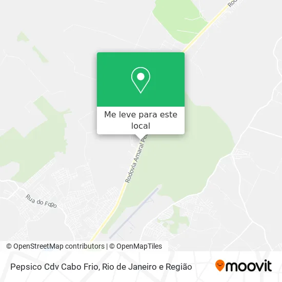 Pepsico Cdv Cabo Frio mapa