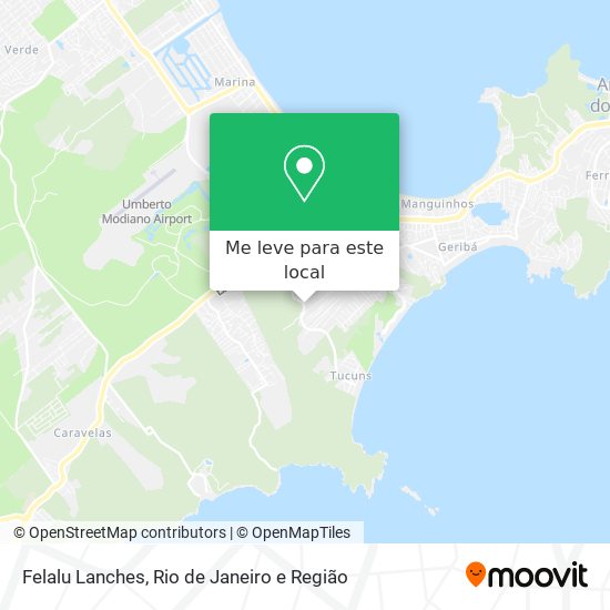 Felalu Lanches mapa