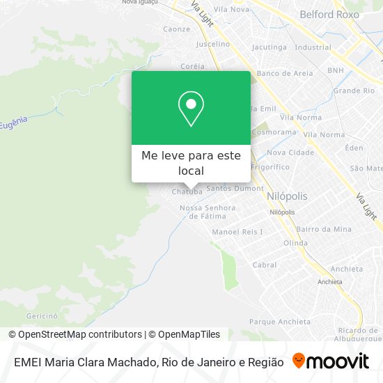 EMEI Maria Clara Machado mapa
