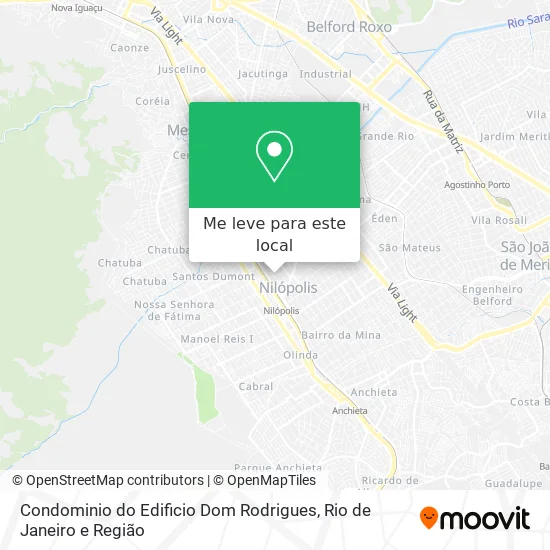 Condominio do Edificio Dom Rodrigues mapa
