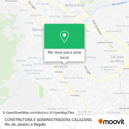 CONSTRUTORA E ADMINISTRADORA CALAZANS mapa