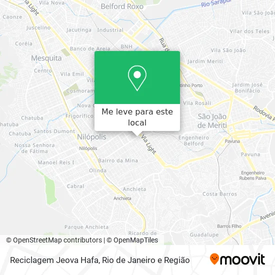 Reciclagem Jeova Hafa mapa