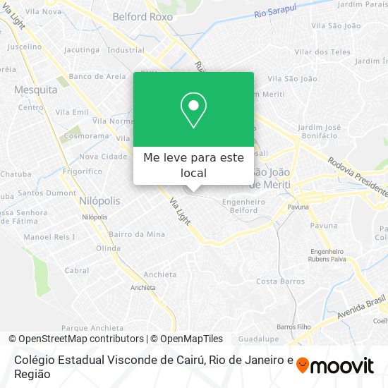 Colégio Estadual Visconde de Cairú mapa