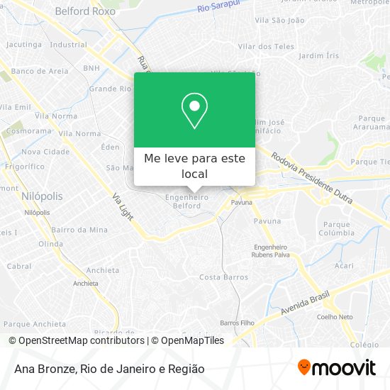 Ana Bronze mapa