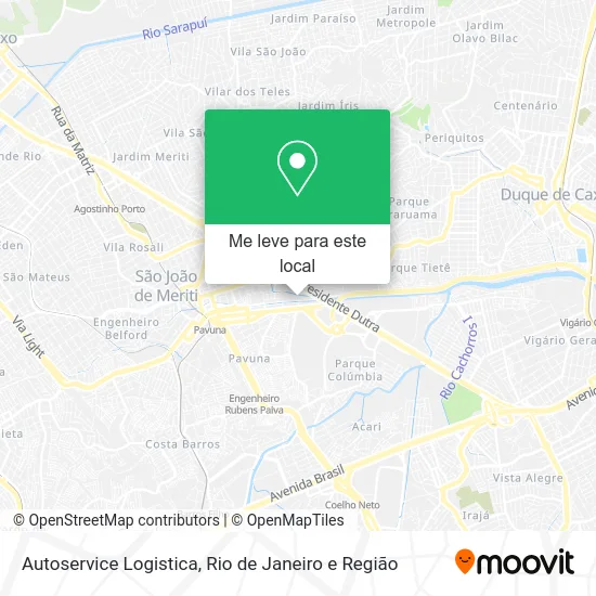 Autoservice Logistica mapa