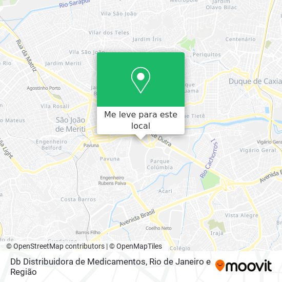 Db Distribuidora de Medicamentos mapa