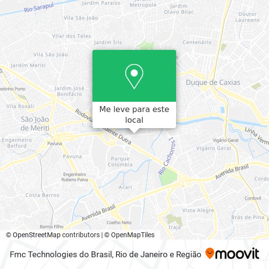 Fmc Technologies do Brasil mapa