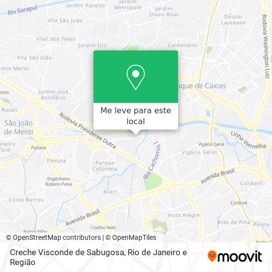 Creche Visconde de Sabugosa mapa