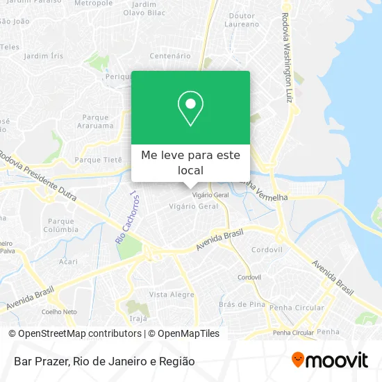 Bar Prazer mapa