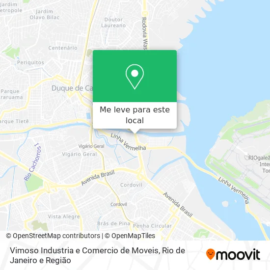 Vimoso Industria e Comercio de Moveis mapa