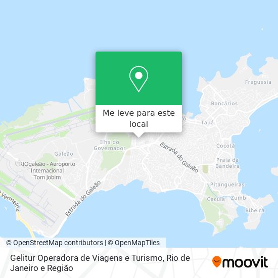 Gelitur Operadora de Viagens e Turismo mapa