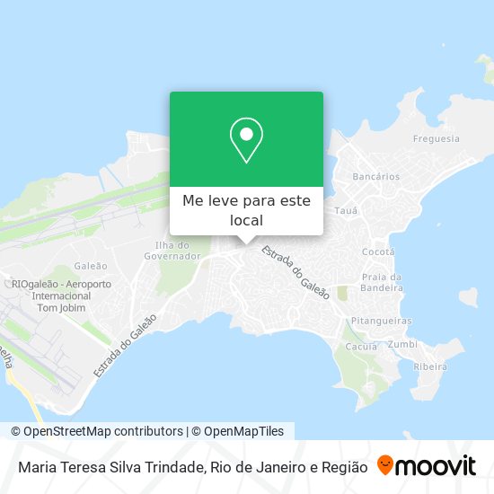 Maria Teresa Silva Trindade mapa