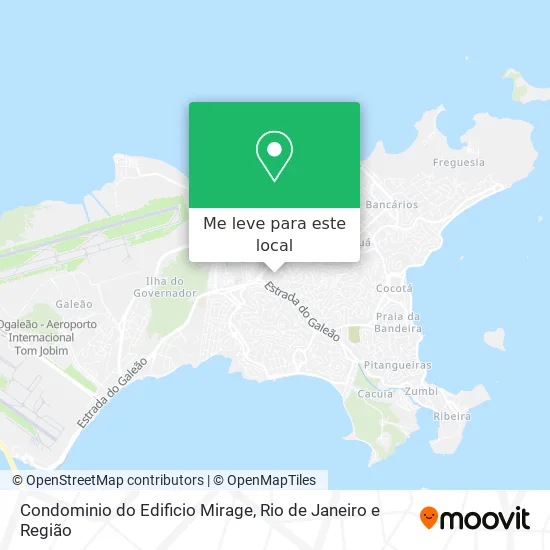 Condominio do Edificio Mirage mapa