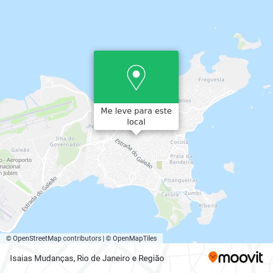 Isaias Mudanças mapa