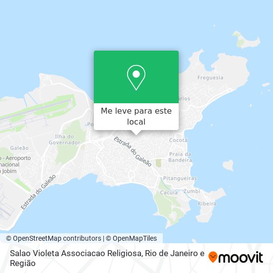 Salao Violeta Associacao Religiosa mapa