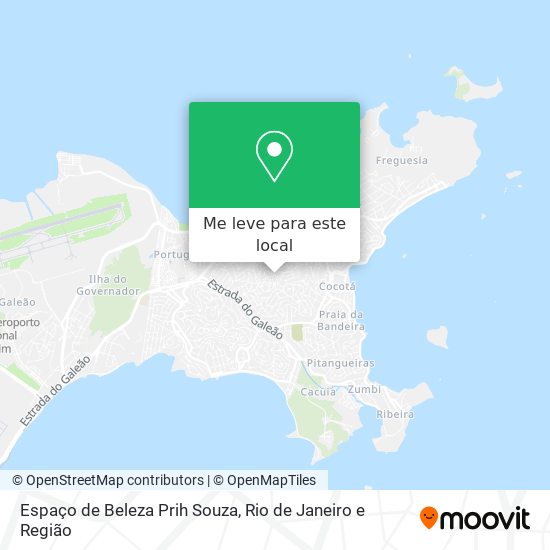 Espaço de Beleza Prih Souza mapa