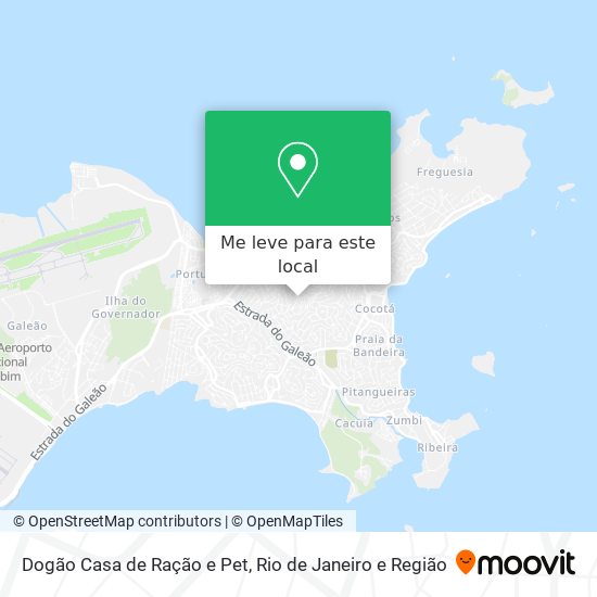 Dogão Casa de Ração e Pet mapa