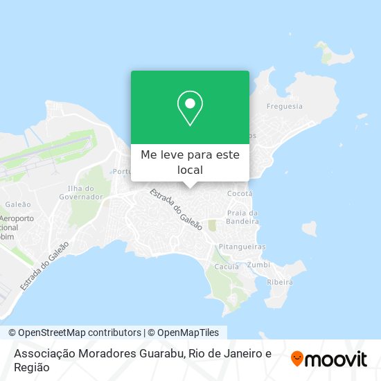 Associação Moradores Guarabu mapa