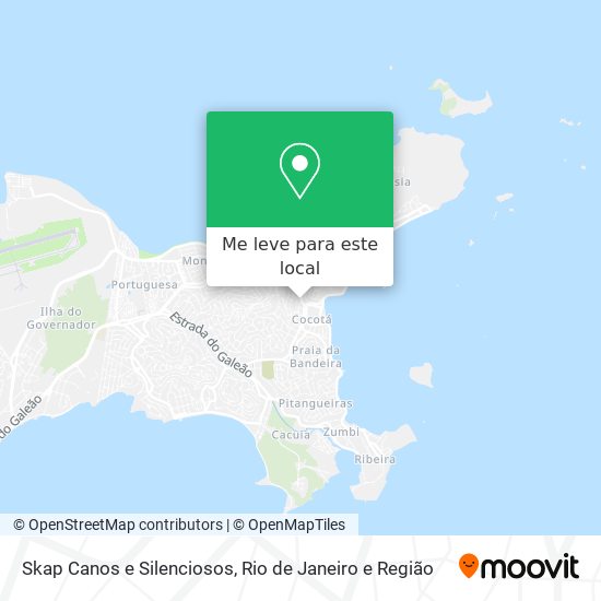 Skap Canos e Silenciosos mapa