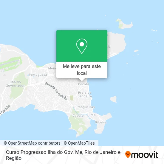 Curso Progressao Ilha do Gov. Me mapa