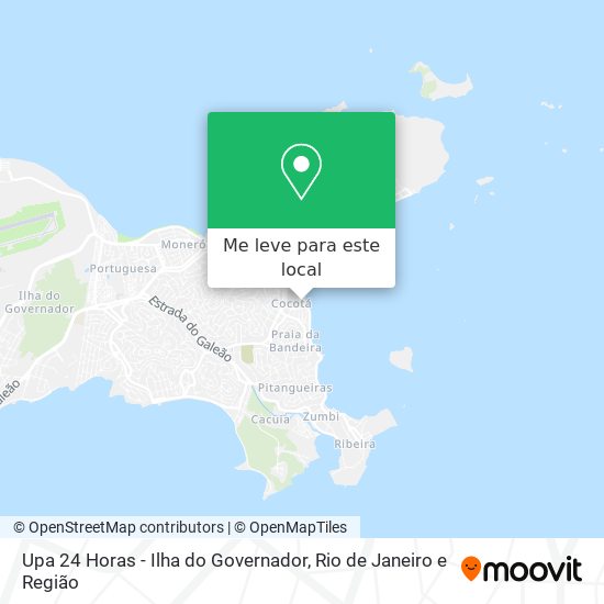 Upa 24 Horas - Ilha do Governador mapa