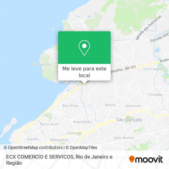 ECX COMERCIO E SERVICOS mapa