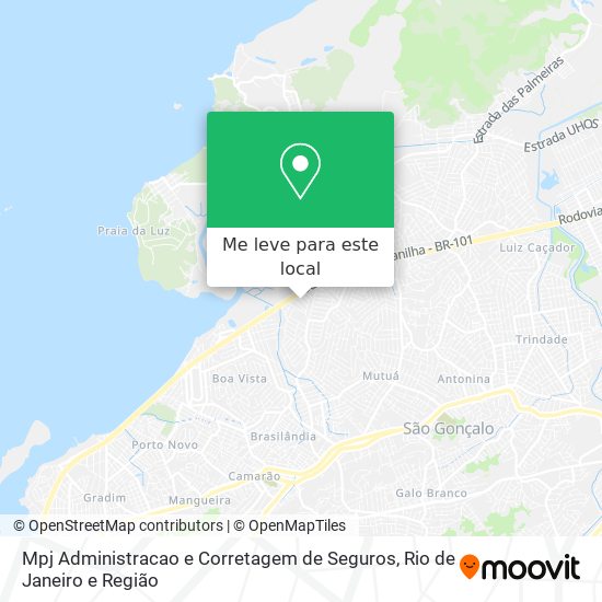 Mpj Administracao e Corretagem de Seguros mapa