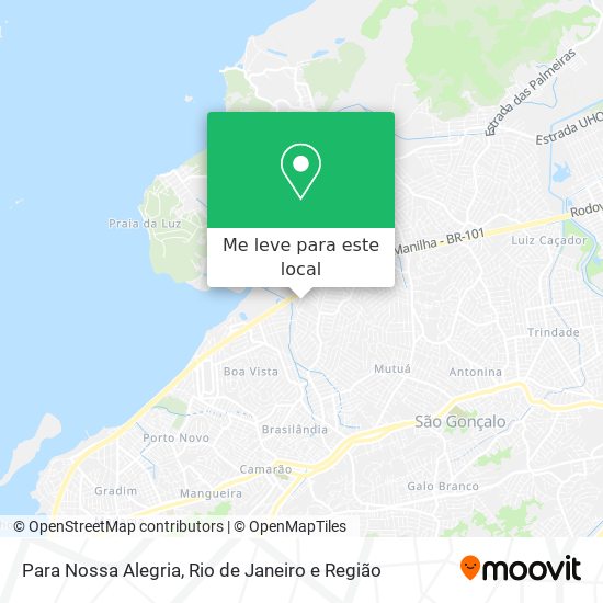 Para Nossa Alegria mapa