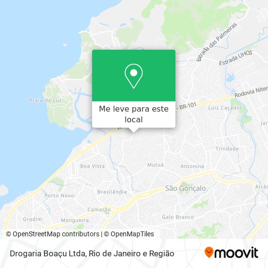 Drogaria Boaçu Ltda mapa