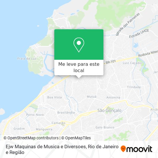 Ejw Maquinas de Musica e Diversoes mapa